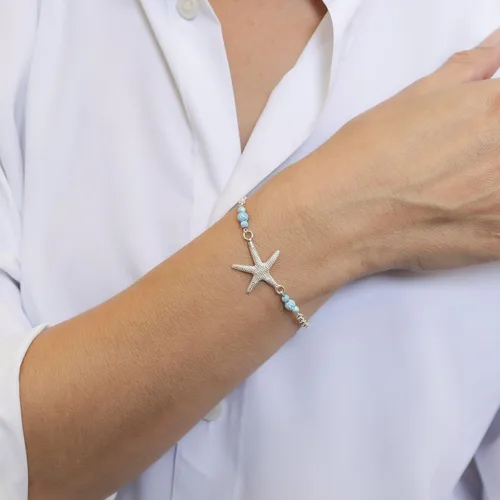 Miniatura 24 de Pulseras de plata de ley 925 con piedras preciosas para mujer, pulsera de piedra natal, pulseras minimalistas para mujer, pulsera de plata de ley