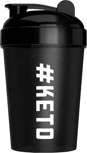 Miniatura 7 de MIXT Energy Botella agitadora, botella agitadora de 16 onzas, sin BPA y tecnología de mezcla de tapa (16 oz, negro)