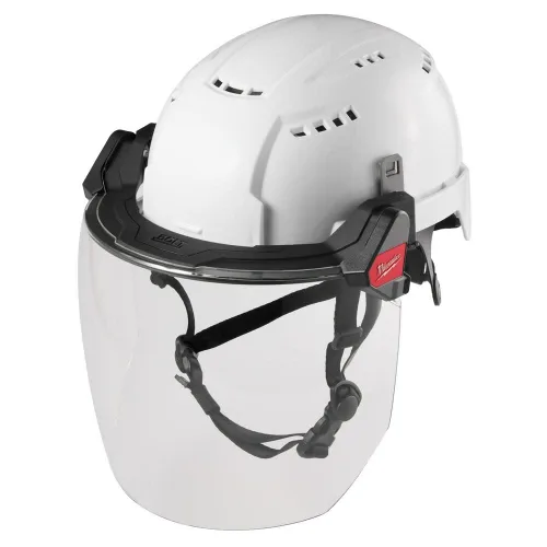 Miniatura 3 de Milwaukee BOLT - Protector facial completo, transparente, compatible con cascos de seguridad y cascos duros, 48-73-1420