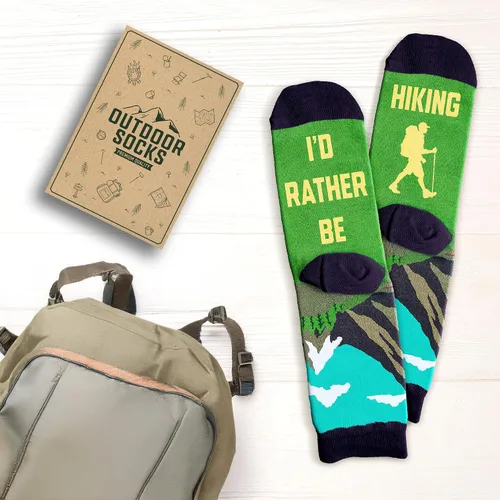 Miniatura 6 de VICRAZY Calcetines para senderismo, escalada, correr para hombres, mujeres, senderismo, escalada, correr, accesorios de bicicleta, relleno