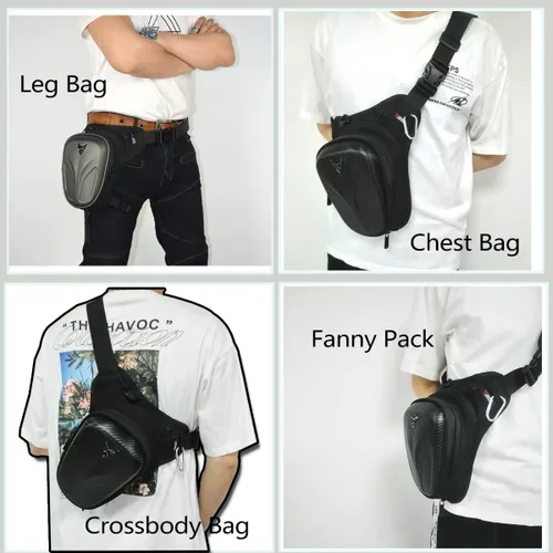 Miniatura 7 de Riñonera para muslo, unisex, impermeable, con extensor para correr, ciclismo, motociclismo, senderismo, Gris