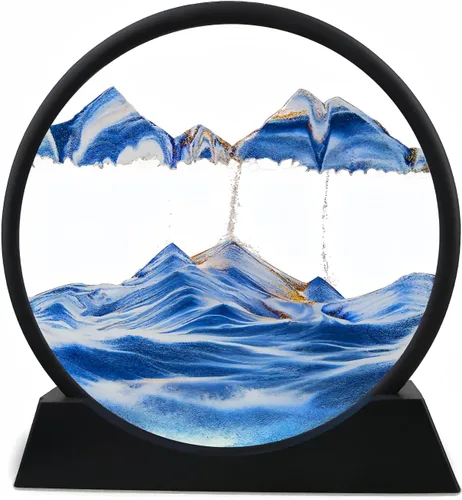 Arte de Arena Líquido en Movimiento 3D Color Arena Movediza Decoración Flujo Pintura de Arena Reloj de Arena Decoración Paisaje de Arena Juguetes de