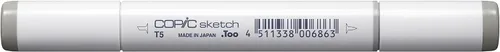 Copic Marcadores T5-Sketch, Toner Gris Tóner T5 Gris 5