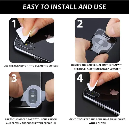 Miniatura 5 de Suoman Paquete de 3 protectores de lente de cámara Samsung Note 20 Ultra - [aleación de aluminio] [no afecta las tomas nocturnas] Película de vidrio