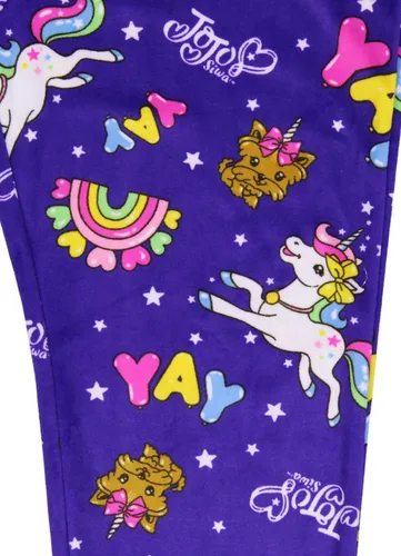Miniatura 6 de Nickelodeon JoJo Siwa - Conjunto de pijama de 2 piezas para niña con diseño de lazo y lazo