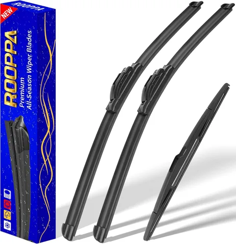 Miniatura 11 de 3 limpiaparabrisas de repuesto para Honda CRV 2002-2006, repuesto de equipo original, 21 pulgadas, 20 pulgadas, 10 pulgadas (juego de 3) gancho U/J