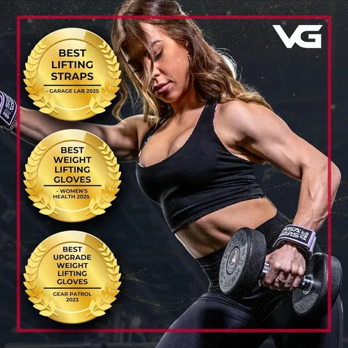 Miniatura 5 de Versa Gripps® Pro, fabricado en los Estados Unidos, correas de muñeca para alternativa de levantamiento de pesas, el mejor accesorio