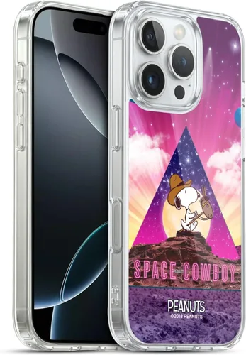 Miniatura 138 de Head Case Designs Funda de gel con licencia oficial de Peanuts Nebula Cactus Needles Snoopy Space Cowboy [protección de grado militar] compatible