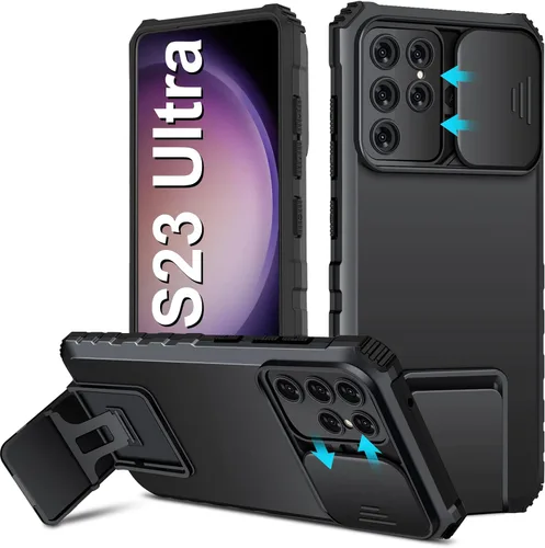 Miniatura 42 de S22 Ultra - Funda compatible con Samsung Galaxy S22 Ultra 5G [versión 2022], funda para cámara deslizante, funda de teléfono a prueba de golpes