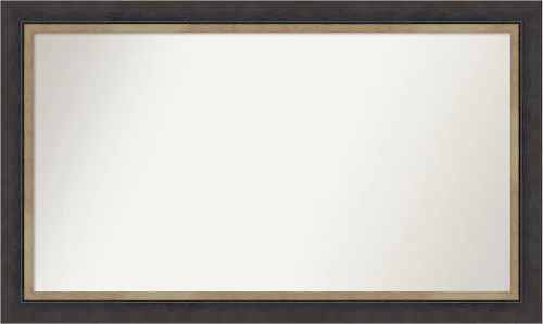 Miniatura 316 de Amanti Art Espejo personalizado, espejo de baño negro Astor, espejo de pared o espejo de tocador de baño sobre el fregadero (25 x 25 pulgadas)