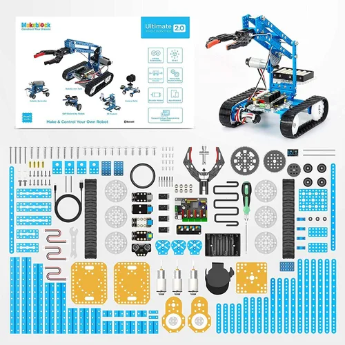Miniatura 4 de Makeblock mBot Ultimate Robot Kit, robot de codificación 10 en 1 para educación STEM con controlador Bluetooth inalámbrico