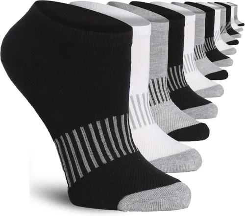Miniatura 54 de Tipi Toe Women’s 12 Pack Cushioned Low Cut Socks – Breathable, Moisture-Wicking Athletic Comfort for Running & Daily Wear