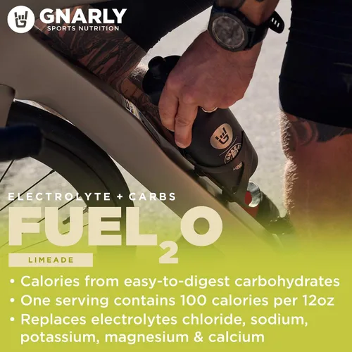 Miniatura 5 de Gnarly Nutrition Fuel2O Polvo de electrolitos, Limeade – Certificado NSF Sport – Solución de electrolitos, combustible, reposición y recuperación