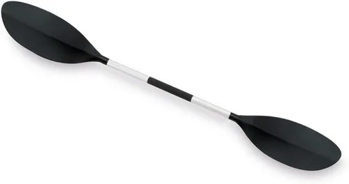 Kids Kayak Paddle for River Tubing and Water Adventures | Double-Sided Oars Ideal for Young Paddlers or on River Runs, Lakes, and Streams | Negro