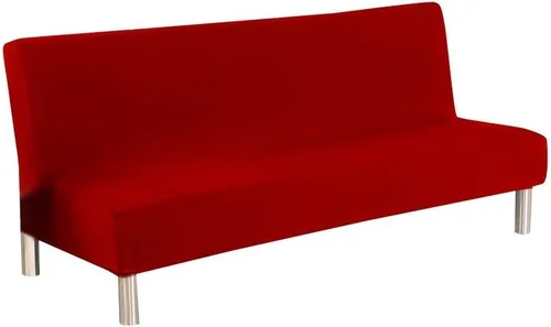 Miniatura 10 de Cornasee Funda Elástica a Rayas para Sofá Cama Funda de Futón, Fundas Completas para Sofá Plegable sin Brazos Protector de Muebles, Lavable a