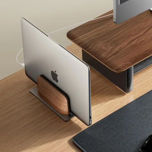 Miniatura 4 de UPERGO Soporte vertical para computadora portátil, soporte para computadora portátil para acoplar MacBook, MacBook Pro y otras computadoras