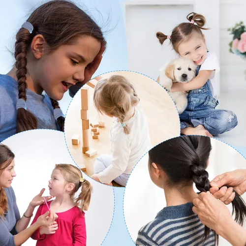 Miniatura 3 de 200 ligas para el pelo de bebé, de algodón suave, bandas de pelo de 1 pulgada, multicolor, sin costuras, para niñas y niños
