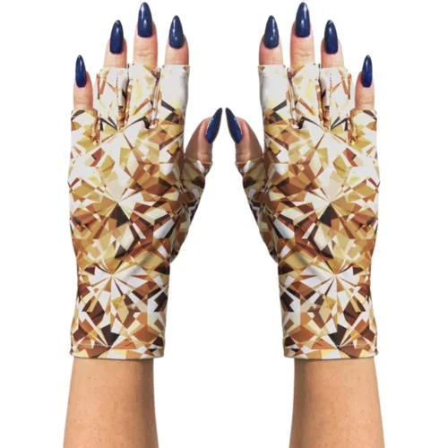 Miniatura 55 de ManiGlovz - Guantes de uñas originales con protección UPF 50+ UV Guantes de manicura de gel y guantes anti UV sin dedos para mujeres Se pueden