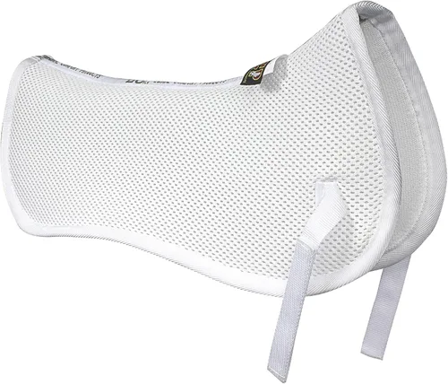 ECP Equine Comfort Products 3D Air Ride Media almohadilla para sillín ligera, transpirable, antideslizante, amortiguadora, almohadilla de malla para