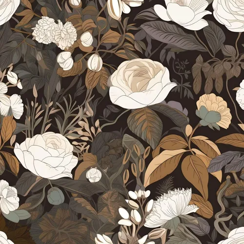 Laatse Papel tapiz floral para despegar y pegar de 17.5 x 118 pulgadas, papel de contacto de flores bohemias, autoadhesivo, extraíble, impermeable,