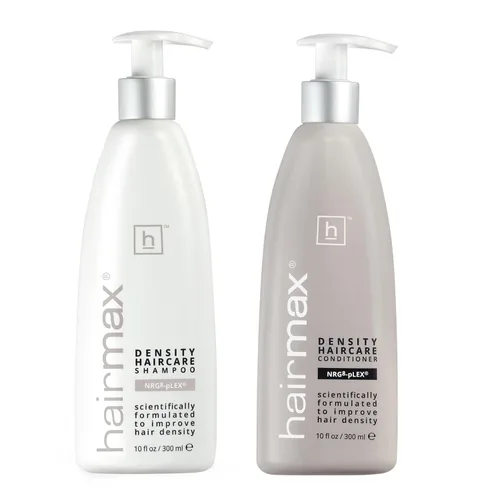 Hairmax Champú y acondicionador | Fórmula antiadelgazamiento | Terapia avanzada para cabello y cuero cabelludo para adelgazar el cabello | Limpia,