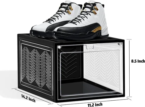 Miniatura 4 de Cajas de zapatos para zapatos, organizador de zapatos para armario, cajas de almacenamiento de zapatos, cajas de zapatos transparentes, cajas