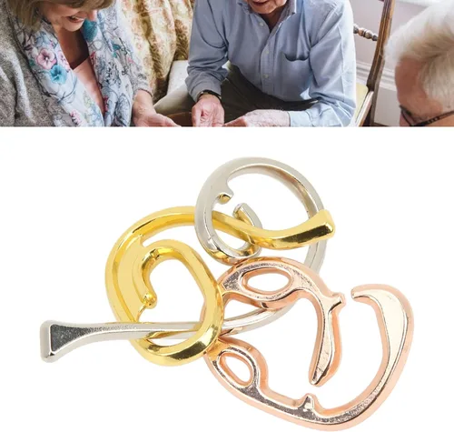 Miniatura 4 de Rompecabezas de juego cerebral, Hanayama Cast 3D desbloqueo educativo de aleación para adultos y niños