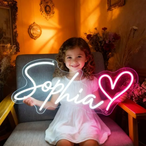 Miniatura 5 de Letrero de neón personalizado para decoración de pared, letrero de luz LED de neón personalizable, decoración de habitación de dormitorio, regalo