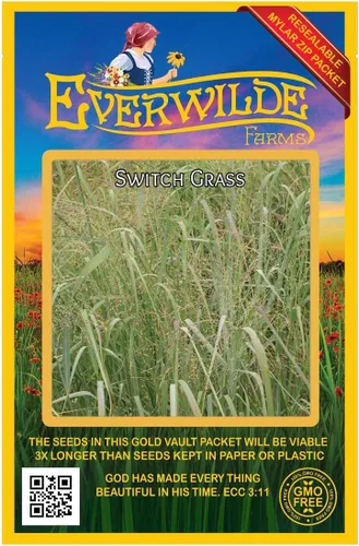 Miniatura 5 de Everwilde Farms - Semillas de hierba nativa de 1/4 lb Switch - Gold Vault