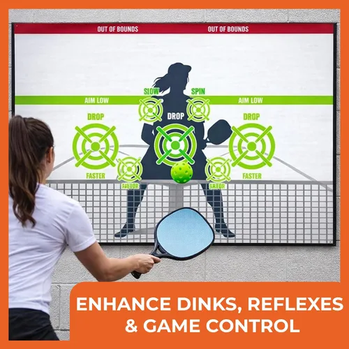 Miniatura 3 de Modfamily - Póster de tablero de práctica de Pickleball Dink Pad Rebounder Training Aid – Mejora tu juego de pickle-ball dinks y reflejos