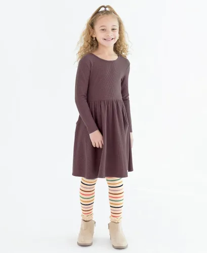 Miniatura 3 de RuffleButts Vestido de punto para bebéniña pequeña