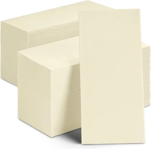 Miniatura 15 de Servilletas de cena desechables de papel rosa, [paquete de 300] servilletas de papel rosa acolchadas de 12" x 17" para bodas, recepciones, baños