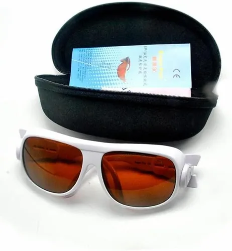 Miniatura 2 de 2 pares de gafas de seguridad láser 532nm 980nm 1064nm gafas protectoras 190nm-540nm y 900nm-1700nm CE YAG OD4+