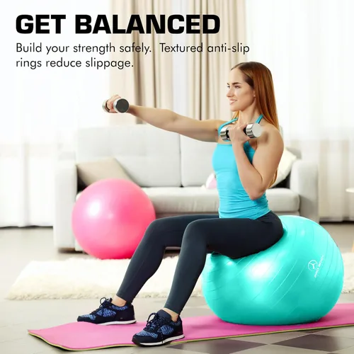 Miniatura 2 de ProBody Pilates Pelota de yoga - Pelotas de ejercicio, varios tamaños, para estabilidad, embarazo, entrenamiento y terapia física
