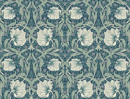 Miniatura 7 de NextWall - Papel pintado floral de pimpernel de despegar y pegar (carbón y gris perla)