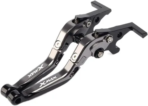 Miniatura 5 de F - Palancas de embrague de freno extensibles plegables para motocicleta Yamaha X-MAX 300 Xmax 125 250 400 2017-2020 Y (color negro)