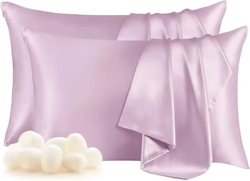 Miniatura 61 de THXSILK Funda de almohada de seda de morera 100% para cabello y piel, funda de almohada de seda hipoalergénica, suave, transpirable, con cremallera