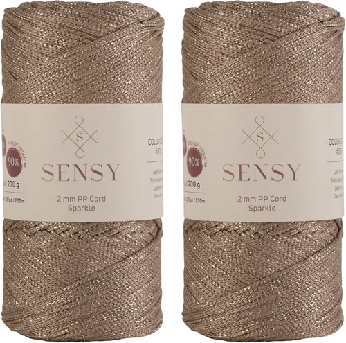 Miniatura 90 de Sensy Premium Cuerda de Poliéster de 2mm 251 Yardas Cuerda de Polipropileno 100% Cordón de Macramé 2mm Cordón para Bolsa de Ganchillo Cuerda