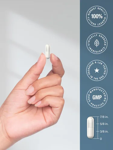 Miniatura 7 de Horbäach Complejo de magnesio 1490 mg 240 cápsulas 10 formas de magnesio elemental Vegano, sin OMG, sin gluten