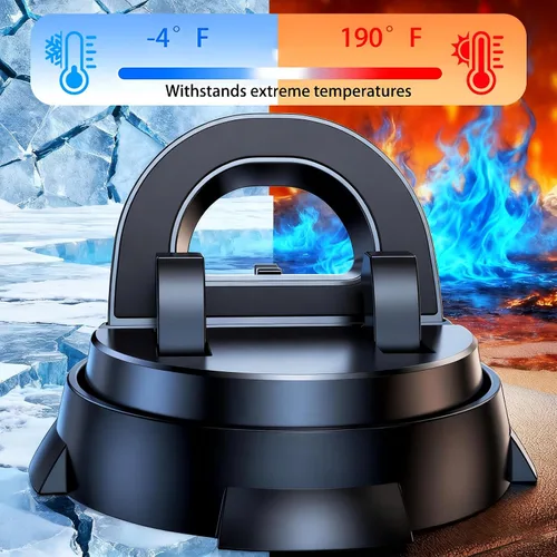 Miniatura 3 de Soporte para teléfono de coche, soporte de adsorción fuerte para coche, soporte móvil giratorio de 360 grados con base antideslizante, sin necesidad