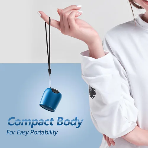 Miniatura 6 de INSMY Altavoz Bluetooth pequeño, mini altavoz inalámbrico portátil impermeable, emparejamiento estéreo de audio rico en graves intensos