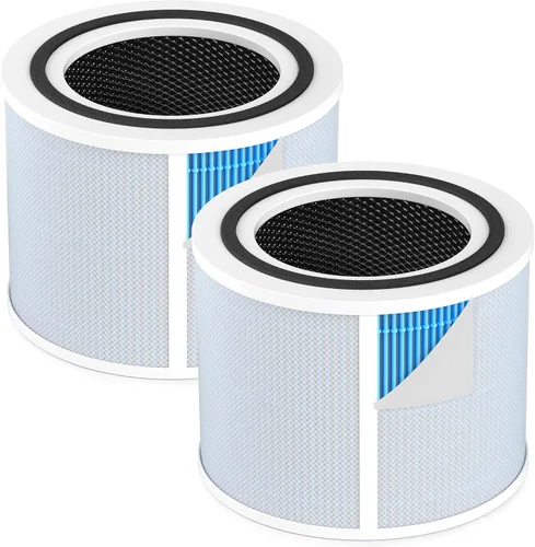 Core 300 Smoke Remover Replacement Filter for LEVOIT Core 300 Core 300-P Core 300S Core 300S-P Vortex Air Air Purifier, 4-in-1 High-Efficiency