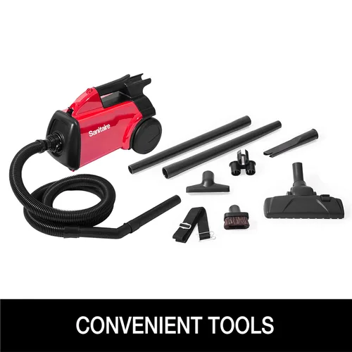 Miniatura 4 de Sanitaire SC3683D Aspiradora con contenedor, color rojo, 19.2 x 17.75 x 11.3 pulgadas
