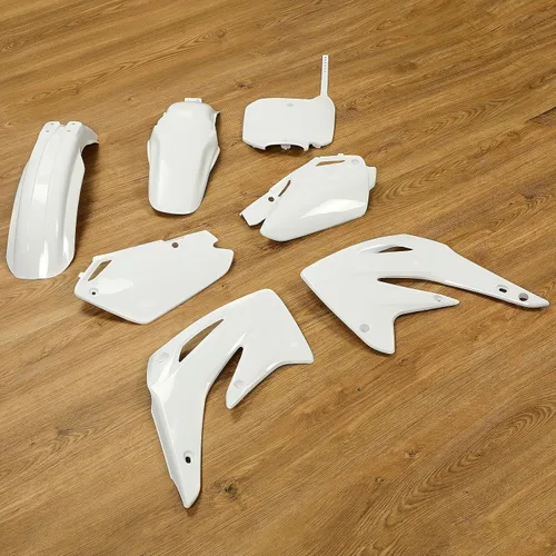 Miniatura 5 de HECASA Kit completo de reemplazo de plástico compatible con Honda CR85R 2003-2007 (Blanco)
