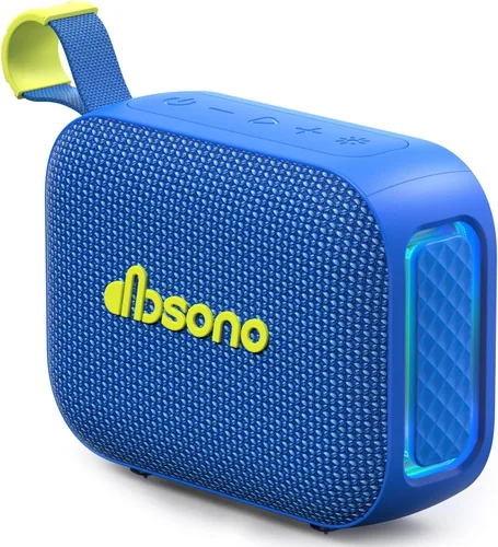Miniatura 12 de Altavoz Bluetooth portátil resistente al agua: Sonido IPX5 HD hasta 24 horas de reproducción, emparejamiento TWS, luz LED, altavoz al aire libre