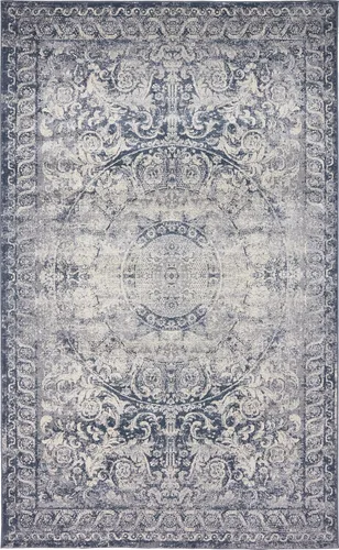 Miniatura 4 de Unique Loom Chateau Collection - Alfombra envejecida, vintage, texturizada, medallón, rústica, tradicional, 5 pies 0 pulgadas x 8 pies 0 pulgadas