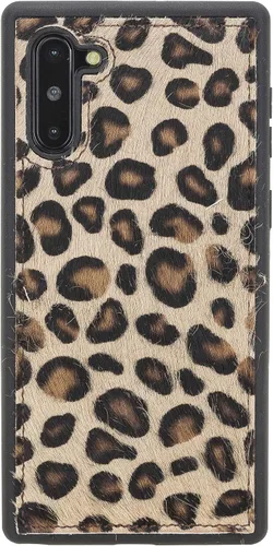 Miniatura 76 de Venito Lucca - Funda de piel compatible con Samsung Galaxy Note 10 (6,3 pulgadas), extra segura, con cubierta trasera acolchada, cocodrilo negro