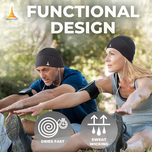 Miniatura 6 de Gorro para correr o forro para casco: máxima retención térmica y absorción de la humedad. Se ajusta debajo de cascos.