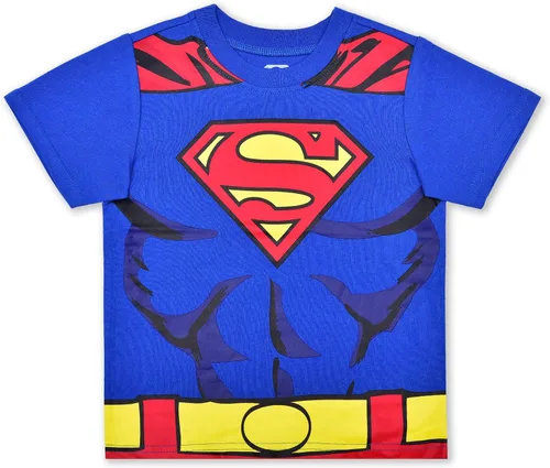 Miniatura 2 de DC Comics Boys Batman and Superman T-Shirt and Pants Set for Toddler and Little Kids