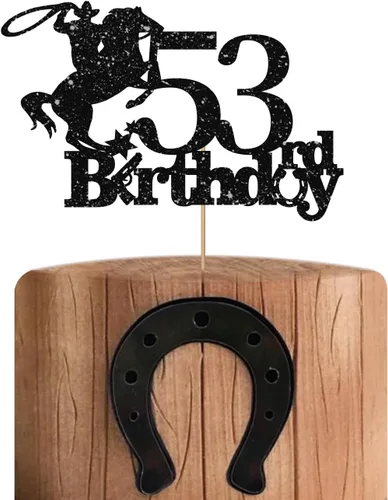 Miniatura 24 de Cowboy - Decoración para pastel de cumpleaños 40 para hombres, decoración de pastel de cumpleaños 40 para hombres, decoración de pastel